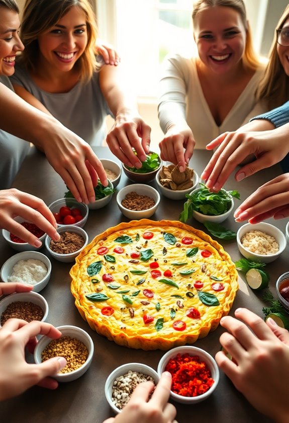 community driven tofu quiche variations
