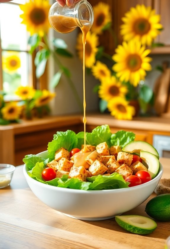 creamy vegan caesar dressing