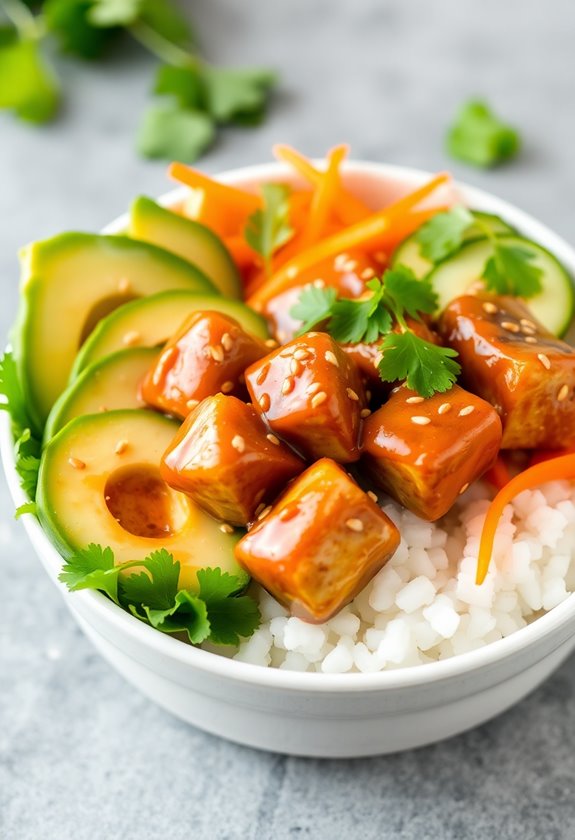 flavorful vegan sushi bowl