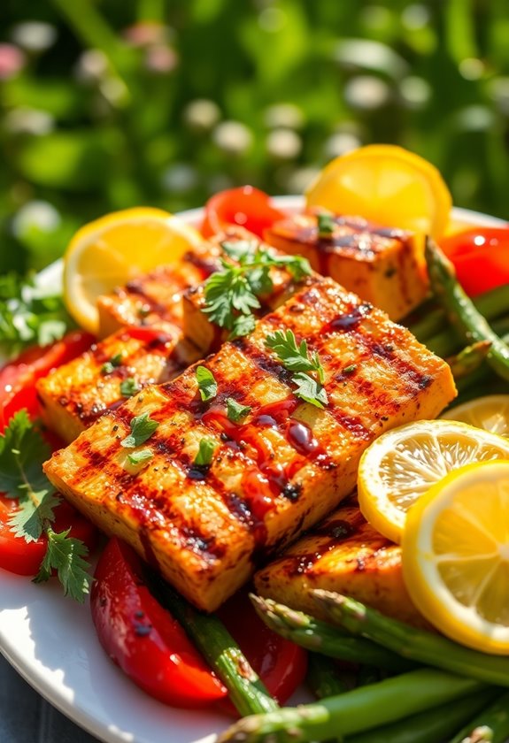 grilled tofu summer dishes