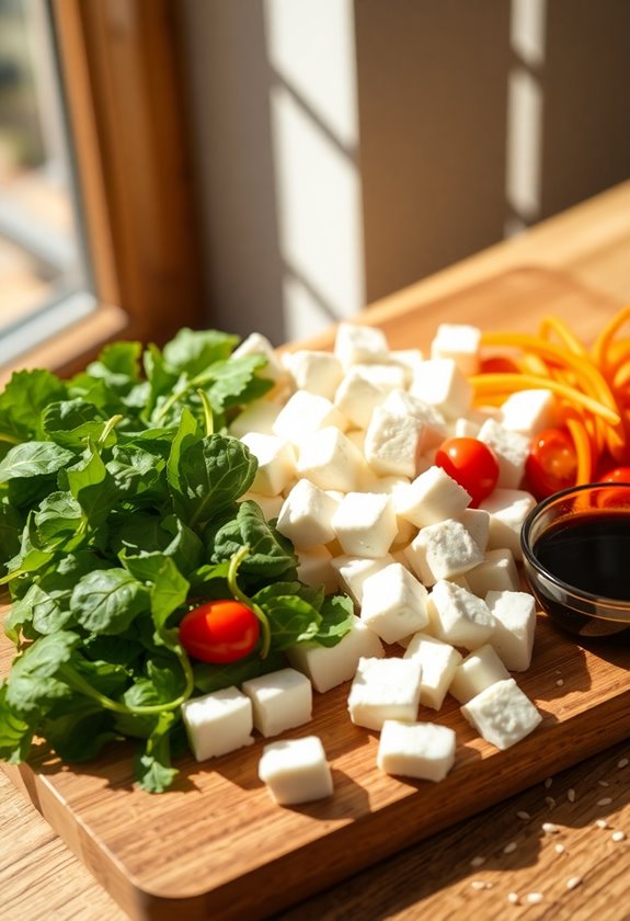 incorporate raw tofu creatively