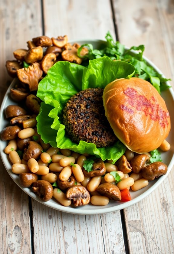 nutty protein packed vegan burgers