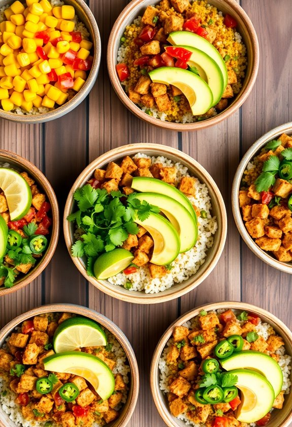 tofu taco bowl variations
