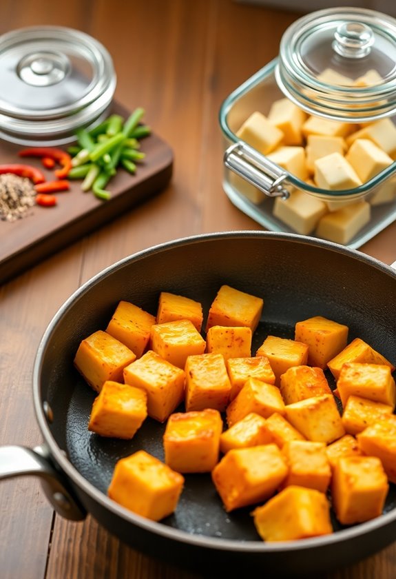 versatile cooked tofu storage